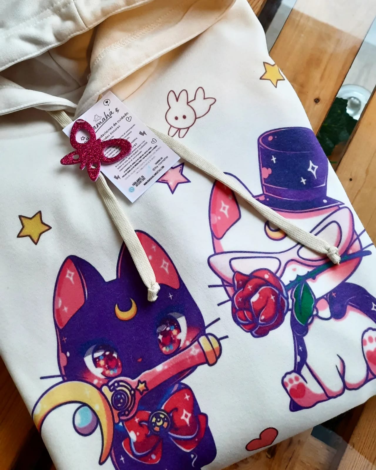 Buzo Luna y Artemis Sailormoon