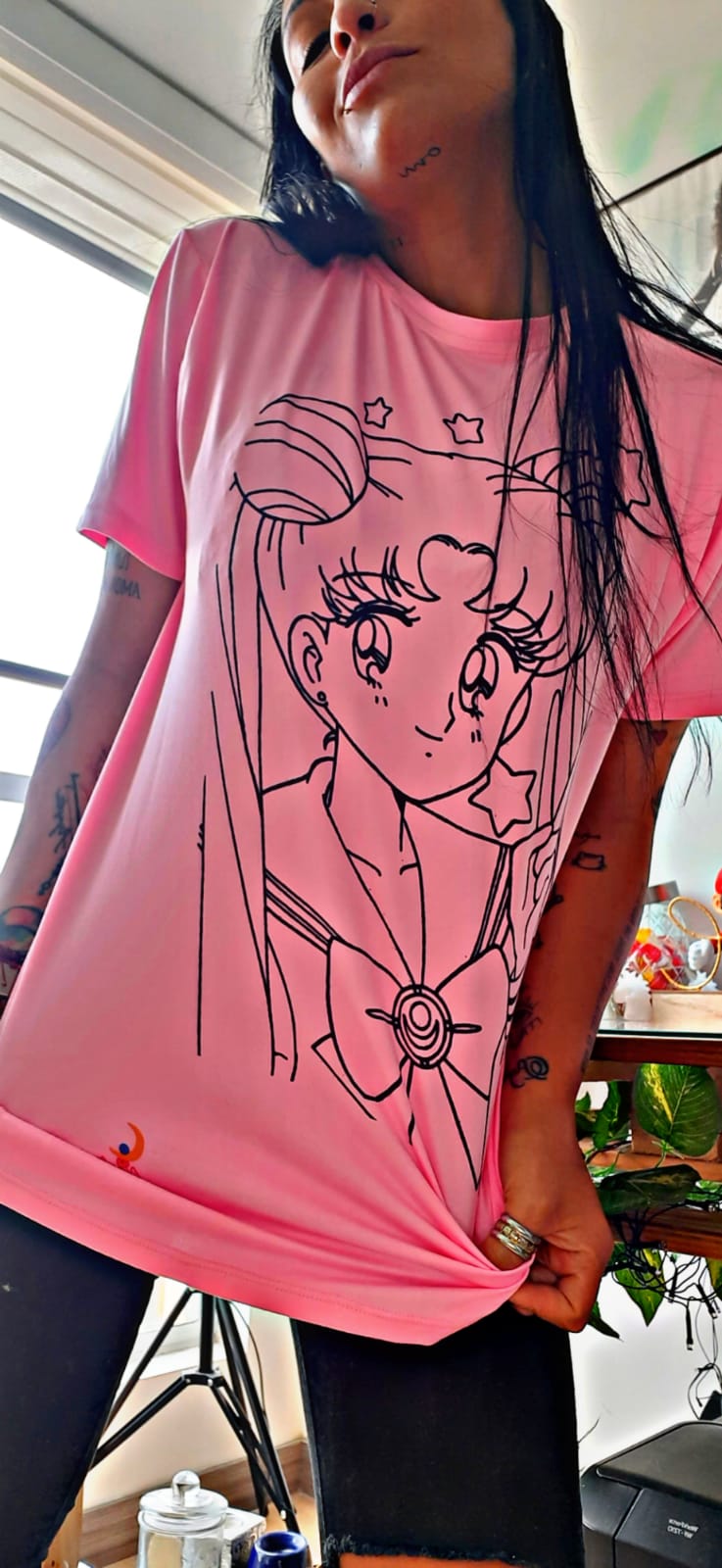 Camiseta Sailor Moon Silueta