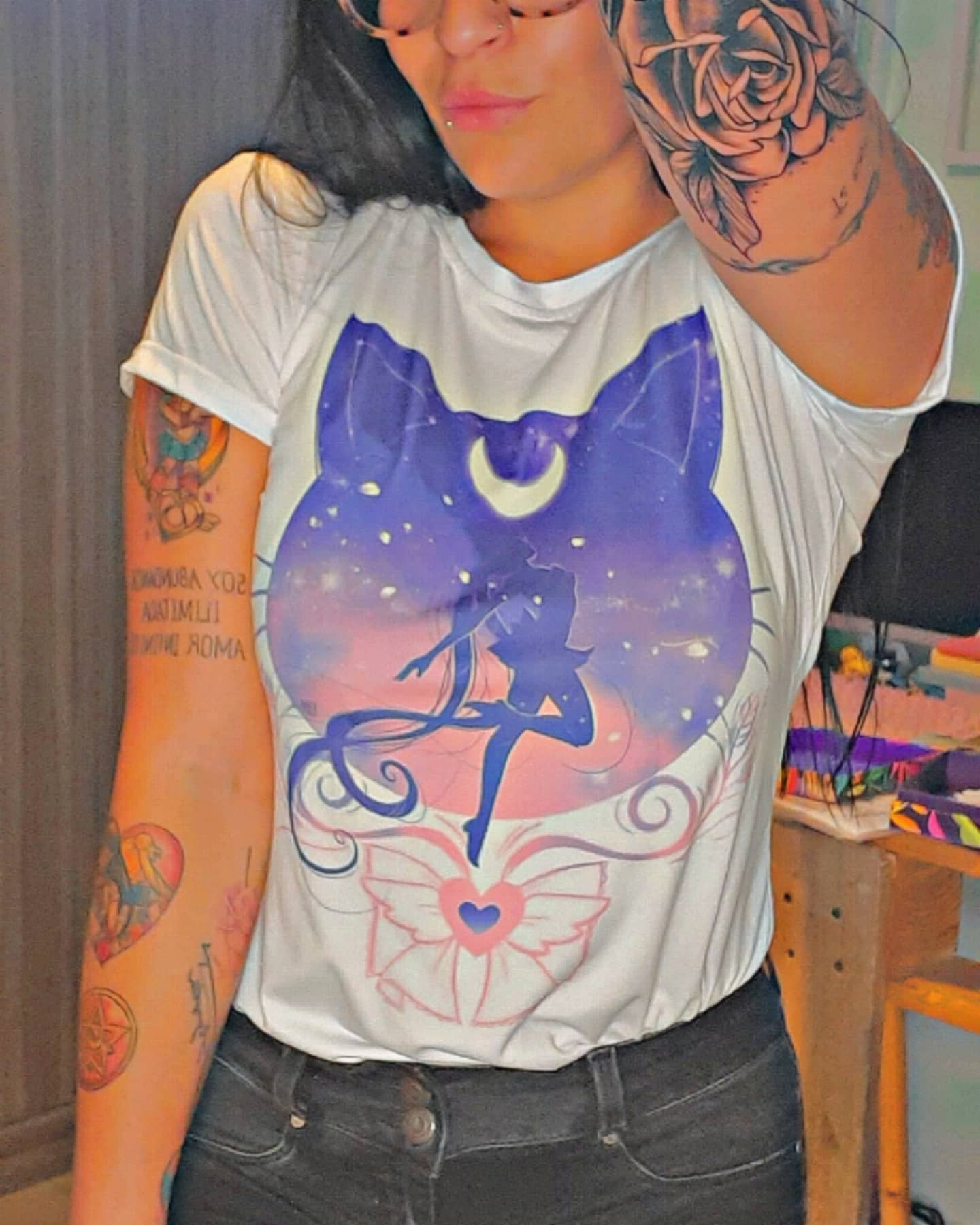 Camiseta Sailor Moon Transformación