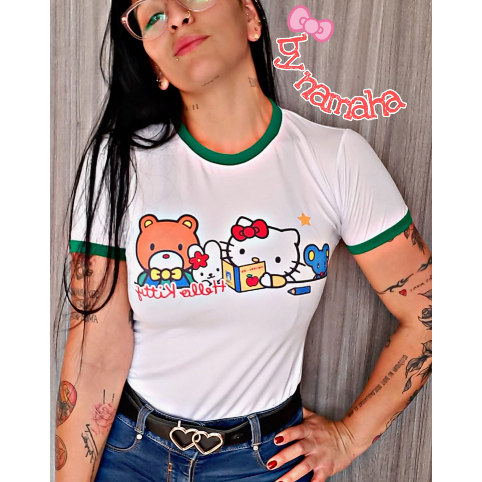 Camiseta Hello Kitty School