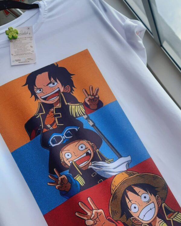 Camiseta Sabo, Ace y Luffy