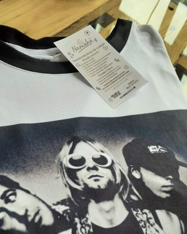 Camiseta Nirvana B/N