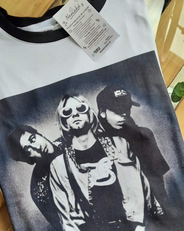 Camiseta Nirvana B/N