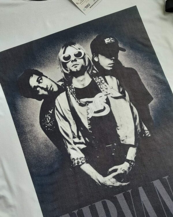 Camiseta Nirvana B/N