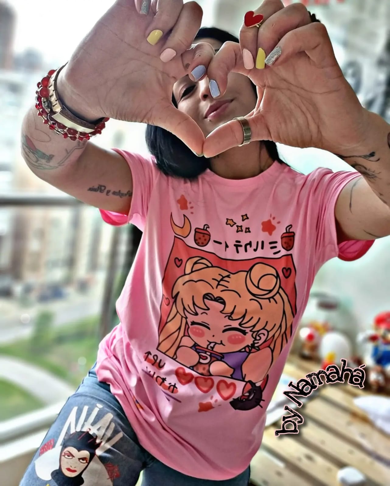 Camiseta Serena Gamer sailormoon