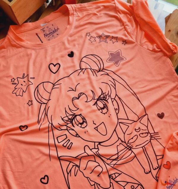 CAMISETA SERENA Y LUNA SAILORMOON