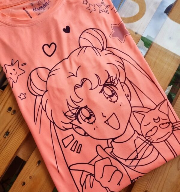 CAMISETA SERENA Y LUNA SAILORMOON