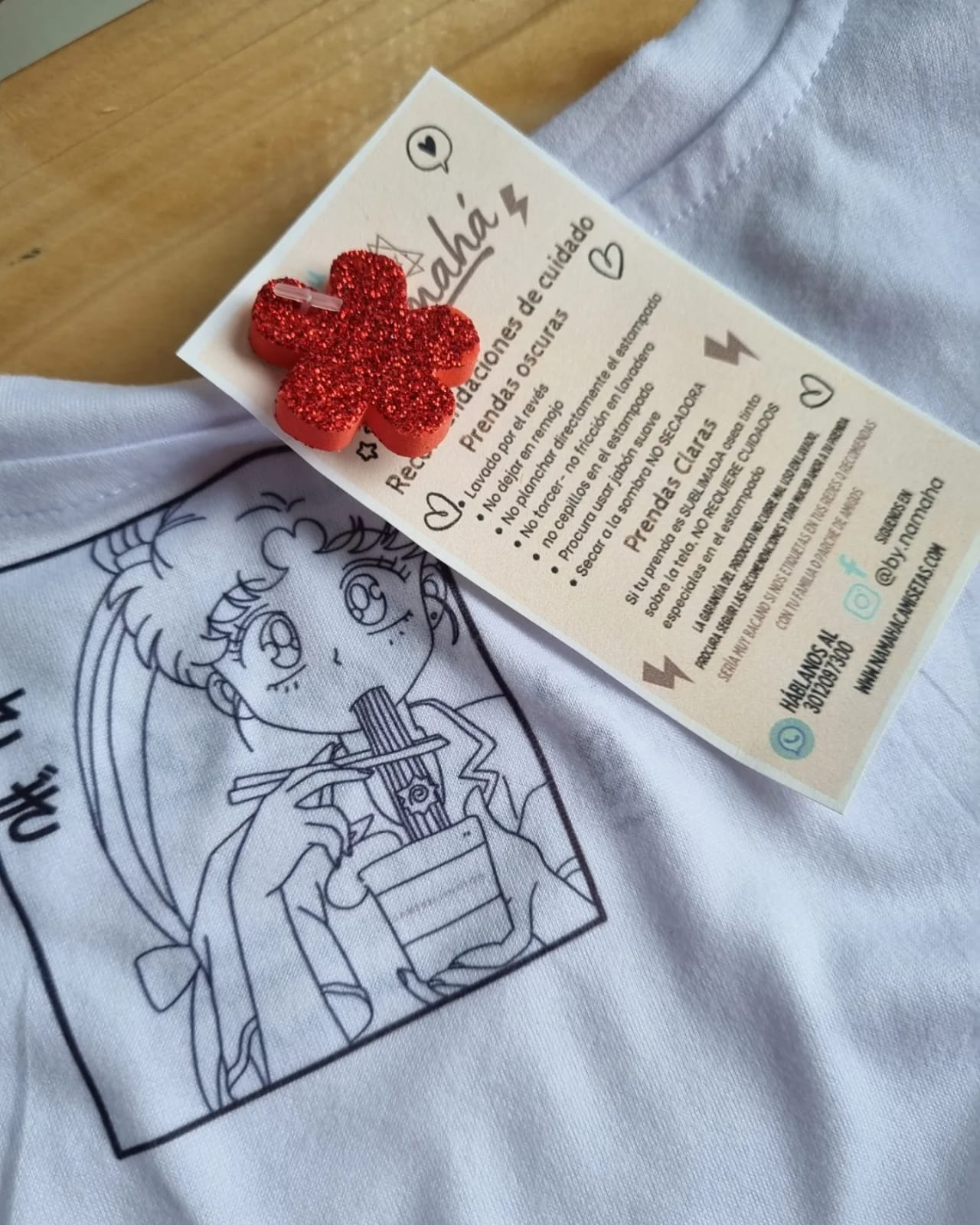 Camiseta SERENA B/N SAILORMOON - Imagen 2