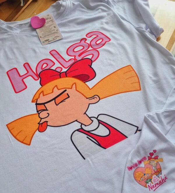 CAMISETA HELGA PATAKI HEY ARNOLD