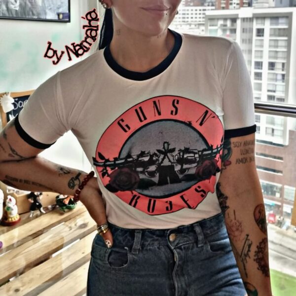 Camiseta Guns And Roses PINK