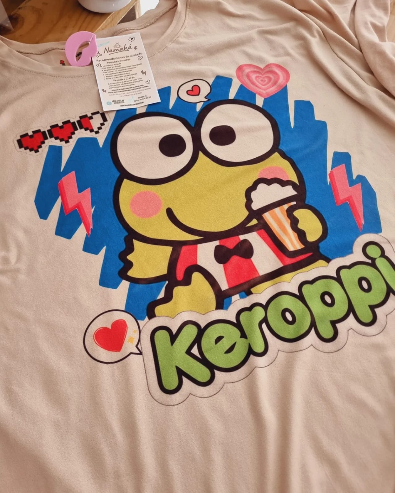 Camiseta Keroppi Friends Hellokitty
