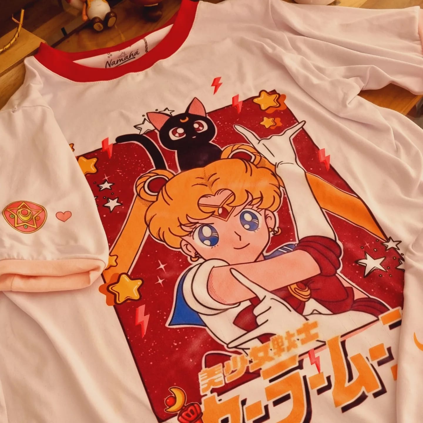 Camiseta Serena y Luna STARS