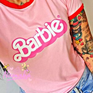 Camiseta Barbie clásica Rosa