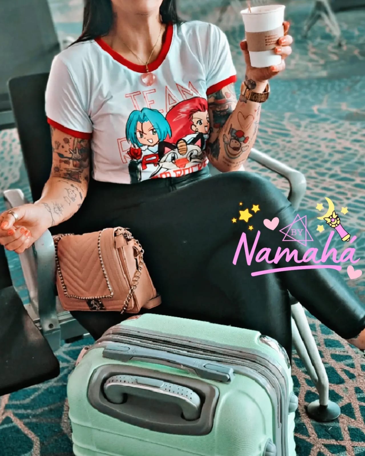 CAMISETA EQUIPO ROCKET POKEMON