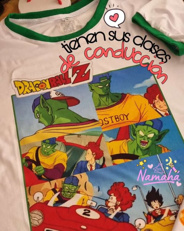 CAMISETA PIKORO Y GOKU CLASES DE CONDUCCION