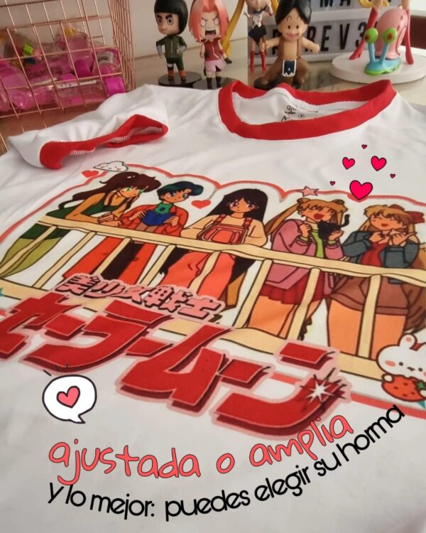 camiseta SAILOR SCOUTS FRIENDS RED