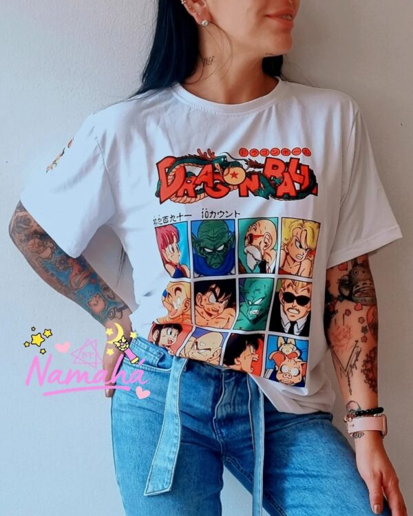 CAMISETA DRAGON BALL Z PERSONAJES