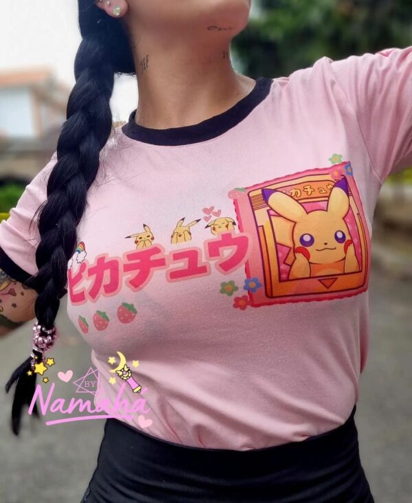 Camiseta PIKACHU PINK Pokemon