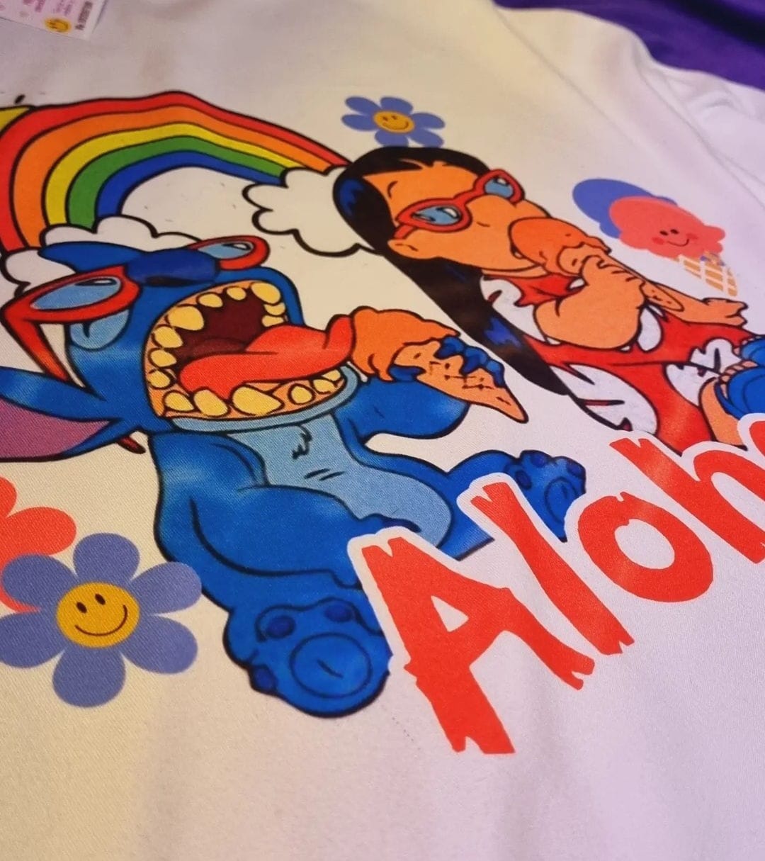 CAMISETA LILO Y STITCH ICECREAM