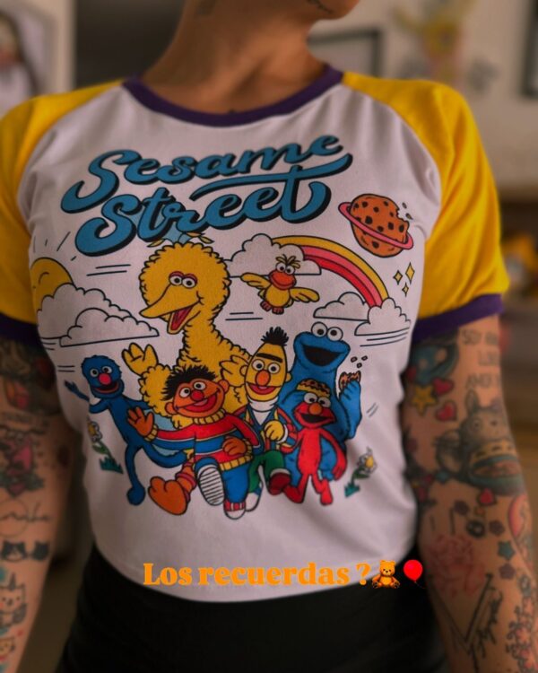CROP TOP PLAZA SESAMO