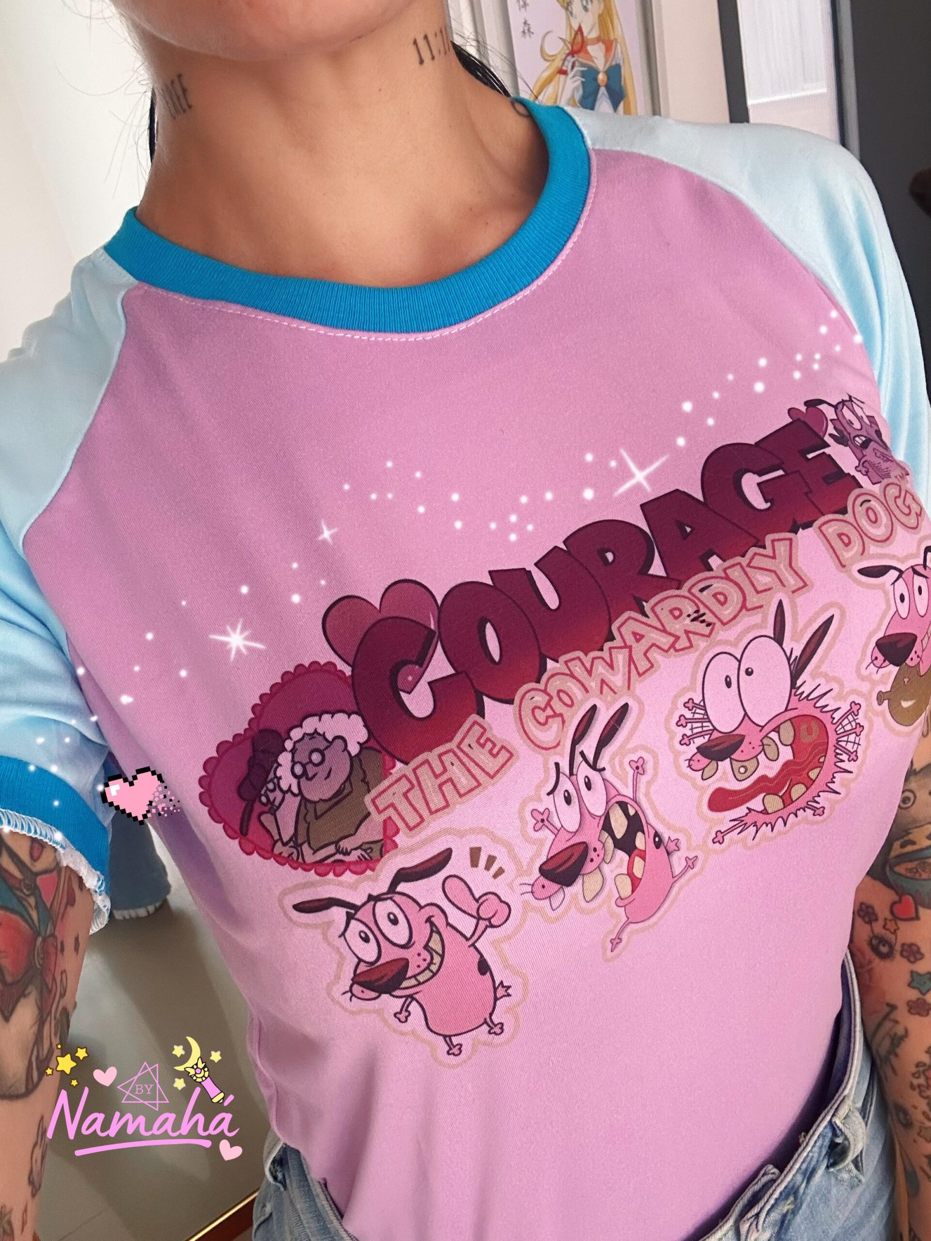 CAMISETA CORAJE EL PERRO COBARDE