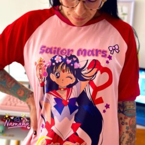 CAMISETA SAILORMOON REI HINO ENOJADA