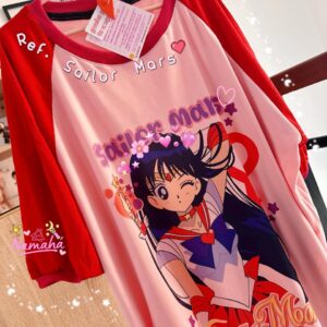 CAMISETA SAILORMOON REI HINO ENOJADA