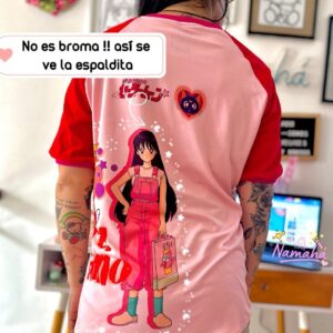 CAMISETA SAILORMOON REI HINO ENOJADA